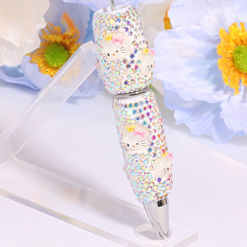 wholesale 3pcs beadable pens DIY Shell Diamond Bead Pen